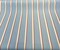 1 Yard Trinity Pool Blue Rust Stripe Outdoor Drapery Upholstery Fabric 54 Inch Width